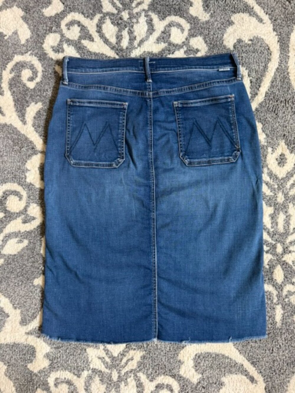MOTHER Denim Patchie Skirt - Picture 2 of 7